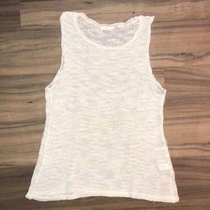 Indah Off White Knit Tank Top